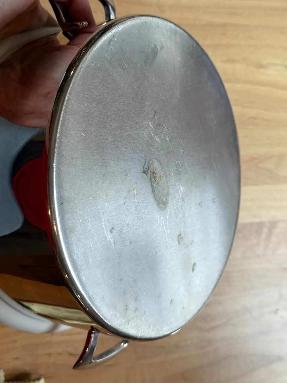 Reed & Barton Silver-plate Covered Casserole with White Ceramic Interior